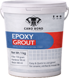 CANO BOND Epoxy Grout 3-Component Chemical Resistant Tile Grout 1kg